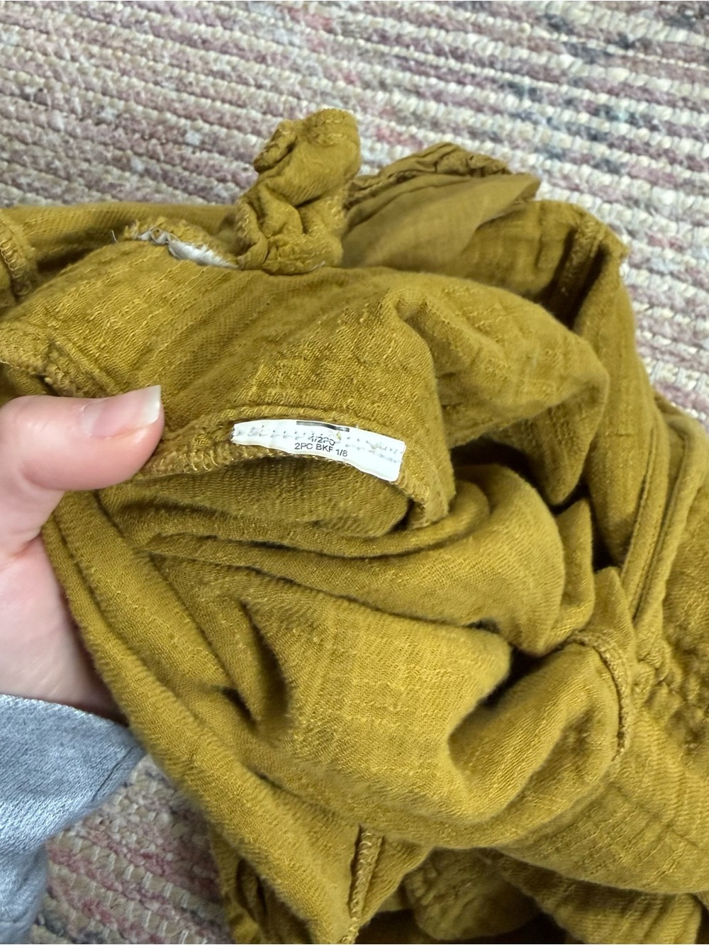 Billabong Mustard Yellow Gauze Jumpsuit - Picture 12 of 12